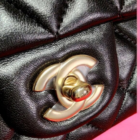 Chanel Coco Charms Mini Rectangular Flap Bag – Black Quilted Lambskin, Gold Hard - Picture 8 of 14